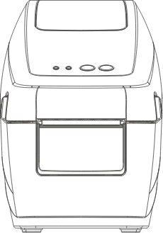 景區(qū)腕帶打印機(jī)前視