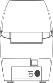景區(qū)腕帶打印機(jī)后視