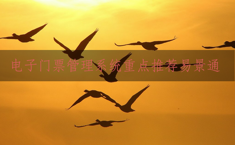 電子門票管理系統(tǒng)重點推薦易景通