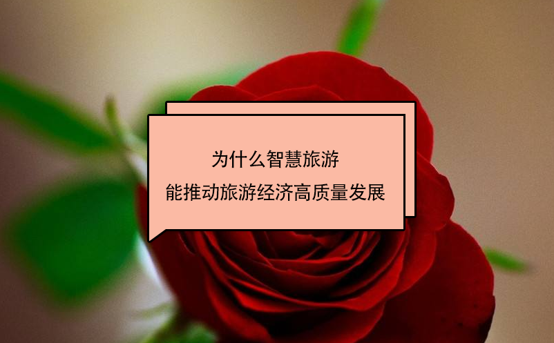 為什么智慧旅游能推動旅游經(jīng)濟(jì)高質(zhì)量發(fā)展