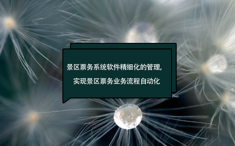 景區(qū)票務(wù)系統(tǒng)軟件精細(xì)化的管理，實(shí)現(xiàn)景區(qū)票務(wù)業(yè)務(wù)流程自動(dòng)化
