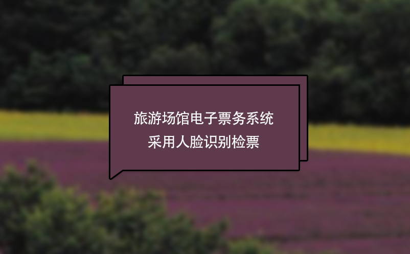 旅游場館電子票務(wù)系統(tǒng)采用人臉識別檢票