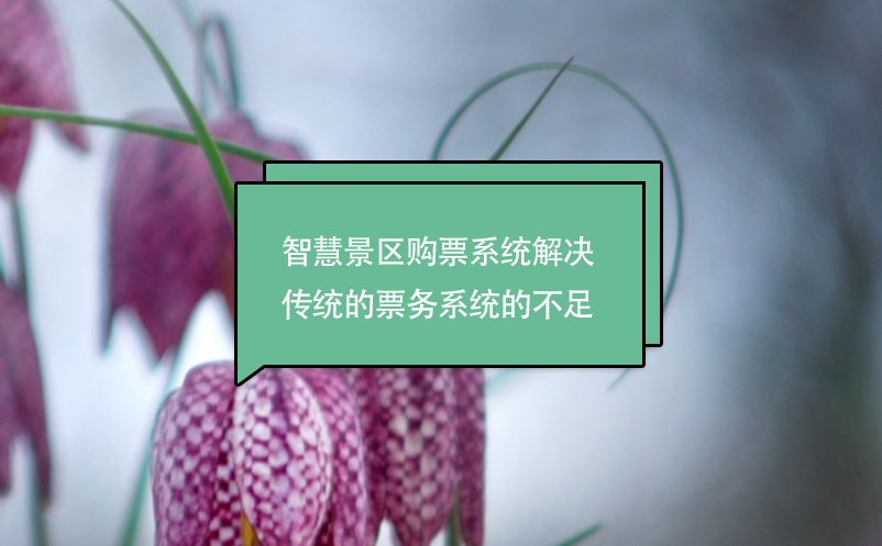 智慧景區(qū)購(gòu)票系統(tǒng)解決傳統(tǒng)的票務(wù)系統(tǒng)的不足