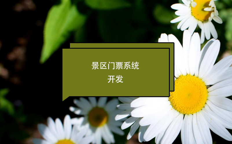 景區(qū)門(mén)票系統(tǒng)開(kāi)發(fā)