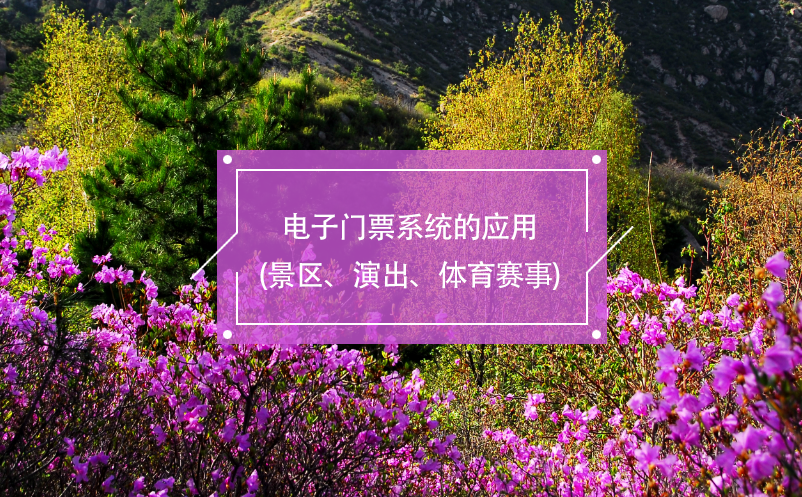 電子門票系統(tǒng)的應(yīng)用(景區(qū)、演出、體育賽事)