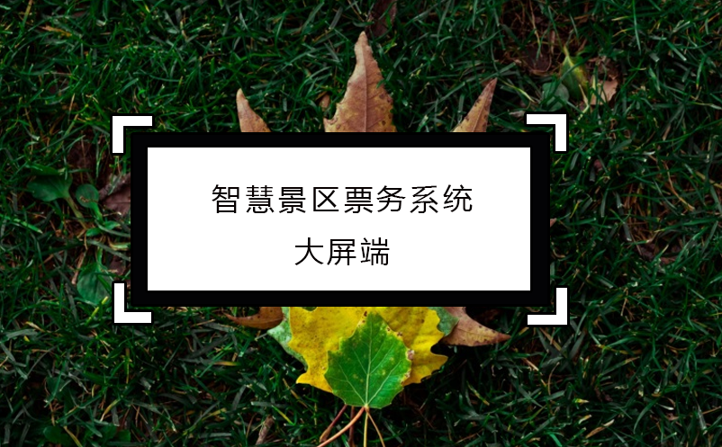 智慧景區(qū)票務系統(tǒng)大屏端