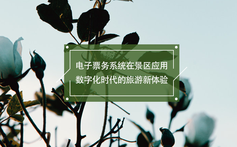 電子票務(wù)系統(tǒng)在景區(qū)應(yīng)用：數(shù)字化時代的旅游新體驗