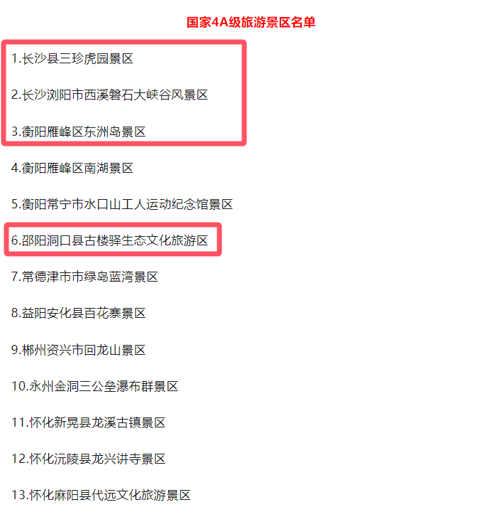 湖南新增13家4A景區(qū)，其中4家使用易景通票務(wù)系統(tǒng)!