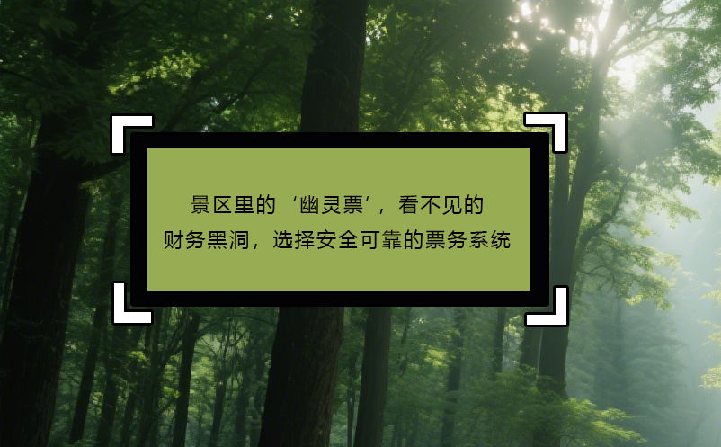 景區(qū)里的‘幽靈票’，看不見(jiàn)的財(cái)務(wù)黑洞，選擇安全可靠的票務(wù)系統(tǒng)