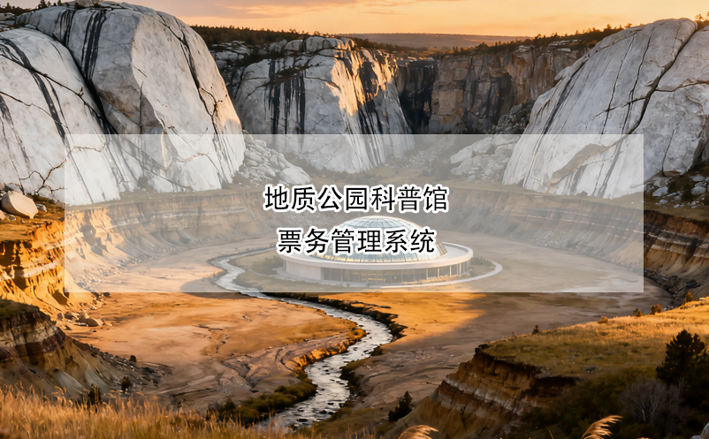 地質(zhì)公園科普館票務(wù)管理系統(tǒng) 